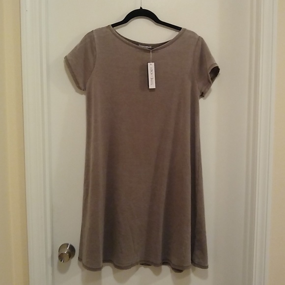 thyme + honey Dresses & Skirts - Thyme + Honey Grey tshirt dress